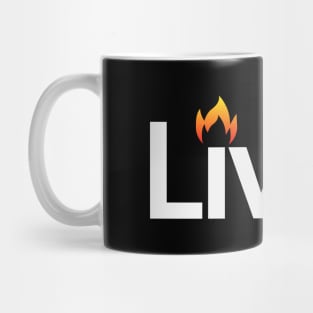 Liven creative text design Mug